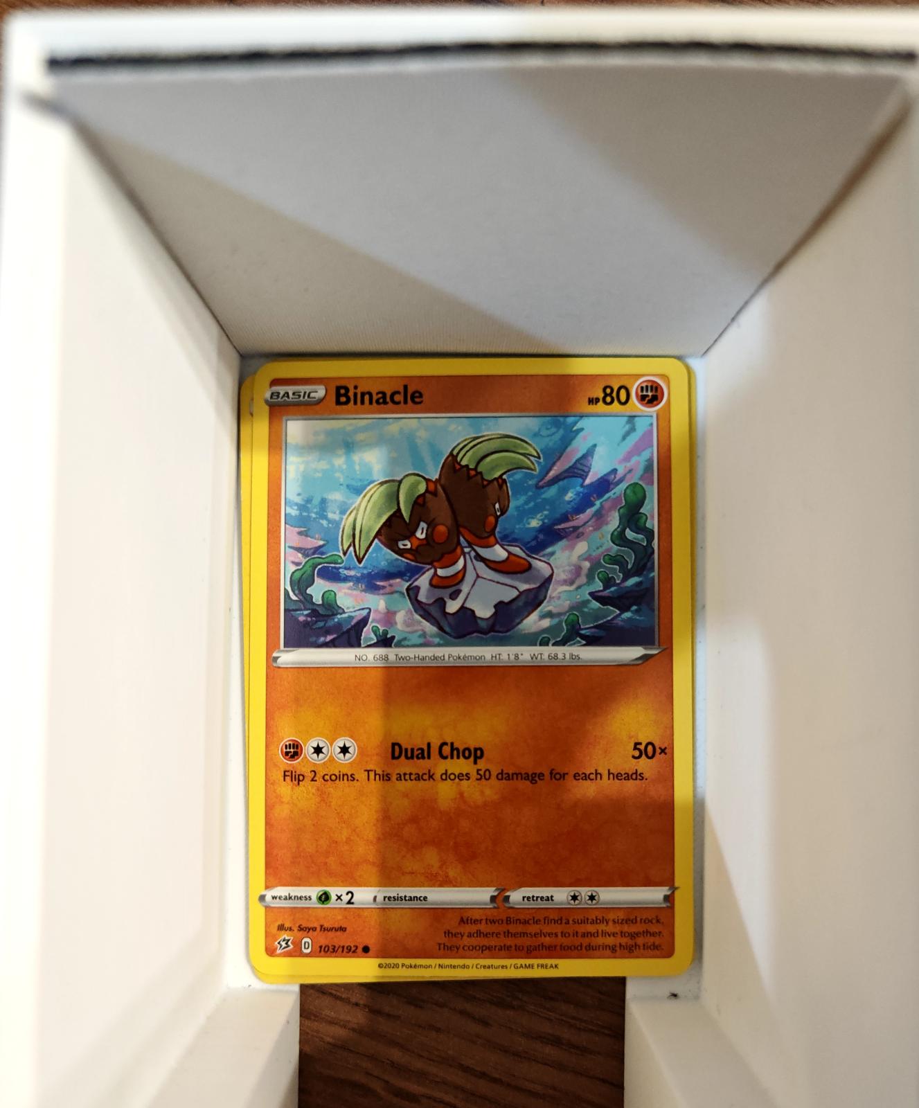Binacle - 103/192 - - REBEL CLASH - Pokemon - Common | AA73-3