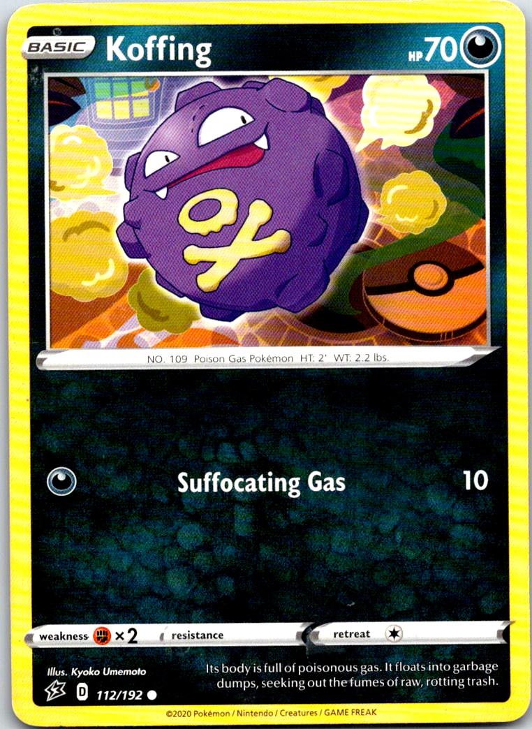 Koffing - 112/192 - - REBEL CLASH - Pokemon - Common | AB11-40