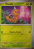 Weedle - 001/086 - - CHAOS RISING - Pokemon - Common | AA36-22
