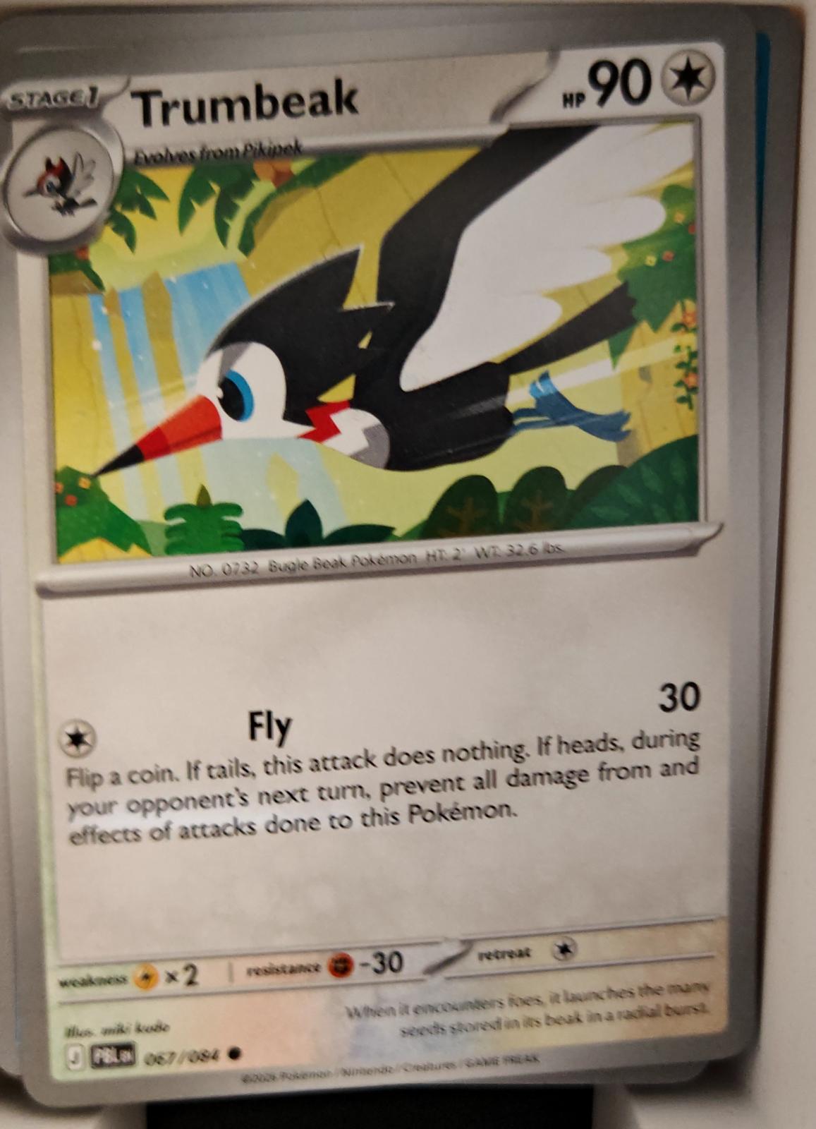 Trumbeak - 067/084 - - PITCH BLACK - Pokemon - Common | AA17-72