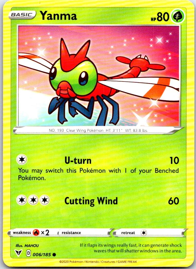 Yanma - 006/185 - - VIVID VOLTAGE - Pokemon - Common | AB96-30