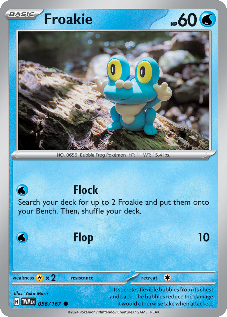 Froakie - 056/167 - - TWILIGHT MASQUERADE - Pokemon - Common | AA39-43