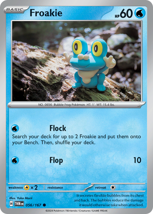 Froakie - 056/167 - - TWILIGHT MASQUERADE - Pokemon - Common | AA85-22