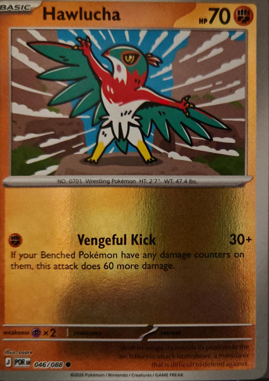 Hawlucha - 046/088 - Reverse Holo - PERFECT ORDER - Pokemon - Common | AA01-30