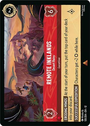 Remote Inklands - Desert Ruins - 135/204 - - WILDS UNKNOWN - Lorcana - | LAA03-41