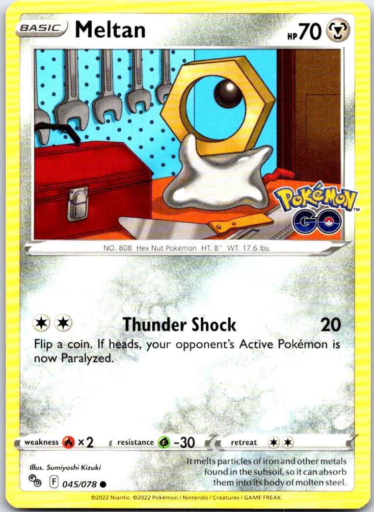 Meltan - 045/078 - - POKEMON GO - Pokemon - Common | AB84-39