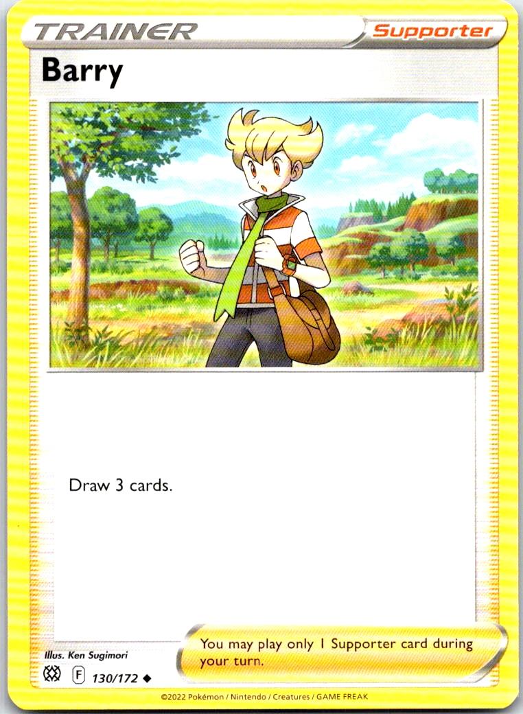 Barry - 130/172 - - BRILLIANT STARS - Pokemon - Uncommon | AB21-38