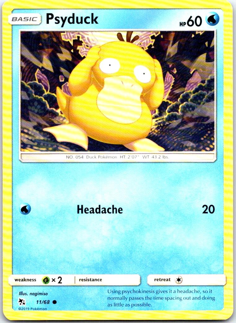 Psyduck - 11/68 - - HIDDEN FATES - Pokemon - Common | AB20-1
