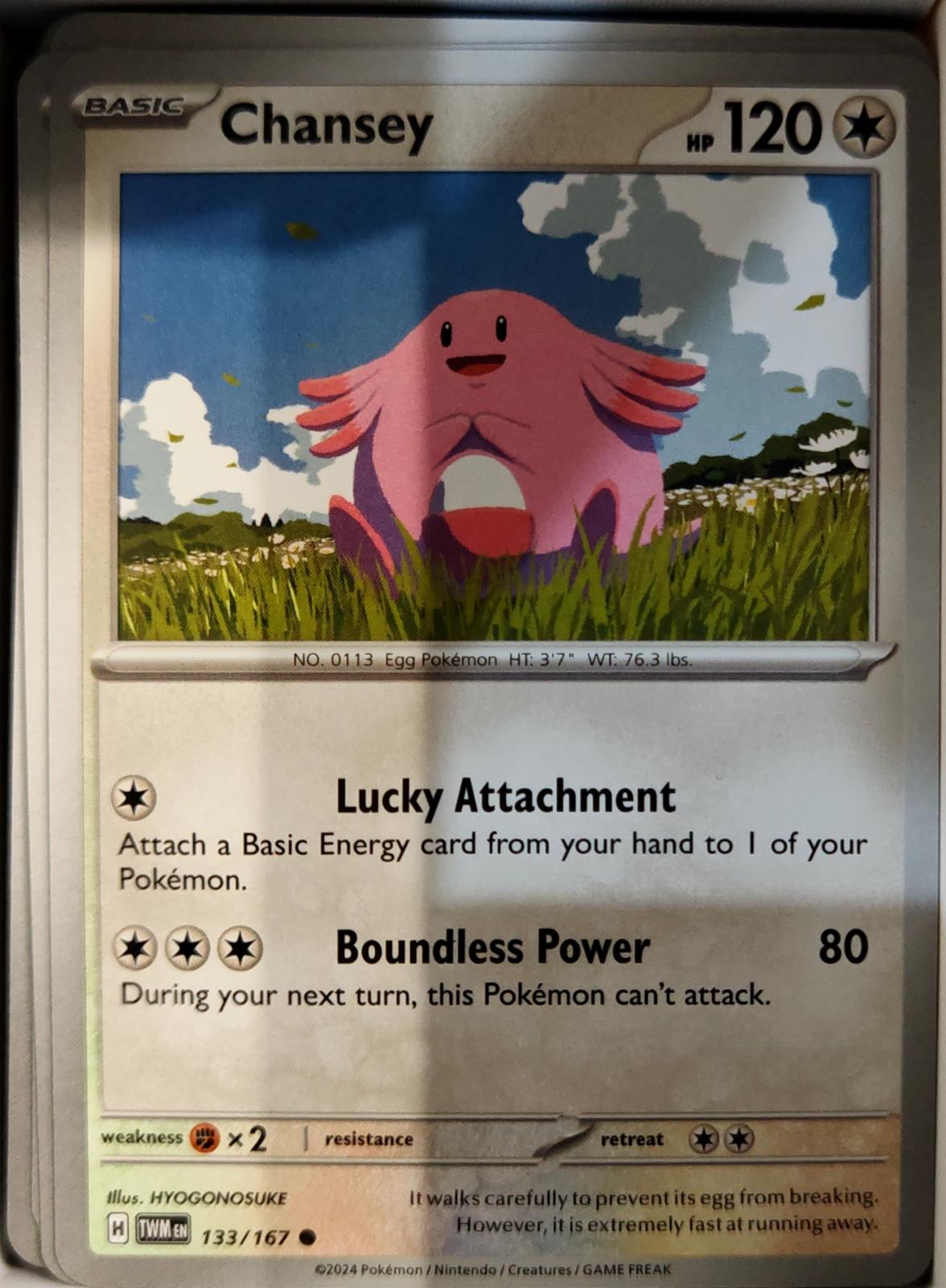 Chansey - 133/167 - - TWILIGHT MASQUERADE - Pokemon - Common | AA76-40