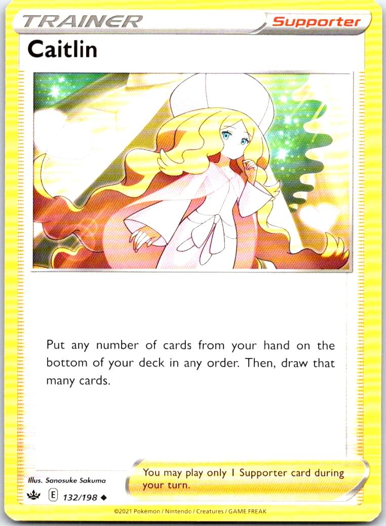 Caitlin - 132/198 - - CHILLING REIGN - Pokemon - Uncommon | AB16-36
