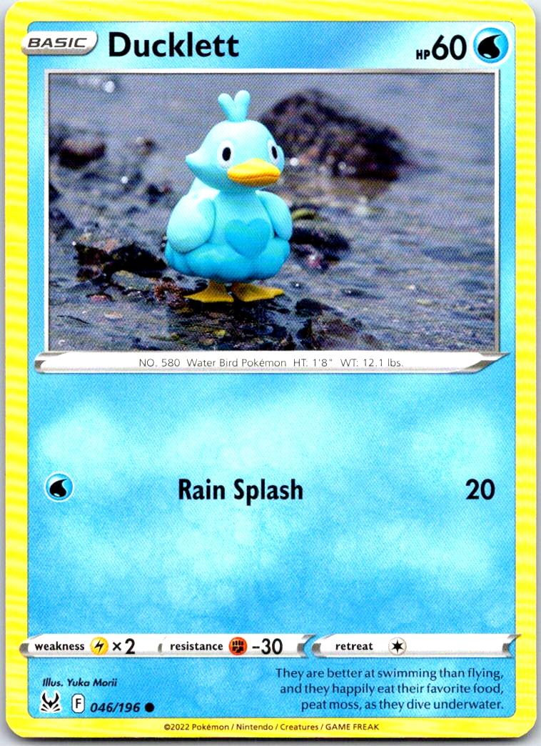 Ducklett - 046/196 - - LOST ORIGIN - Pokemon - Common | AB49-49