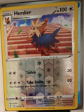 Herdier - 134/203 - Reverse Holo - EVOLVING SKIES - Pokemon - Uncommon | AA31-15