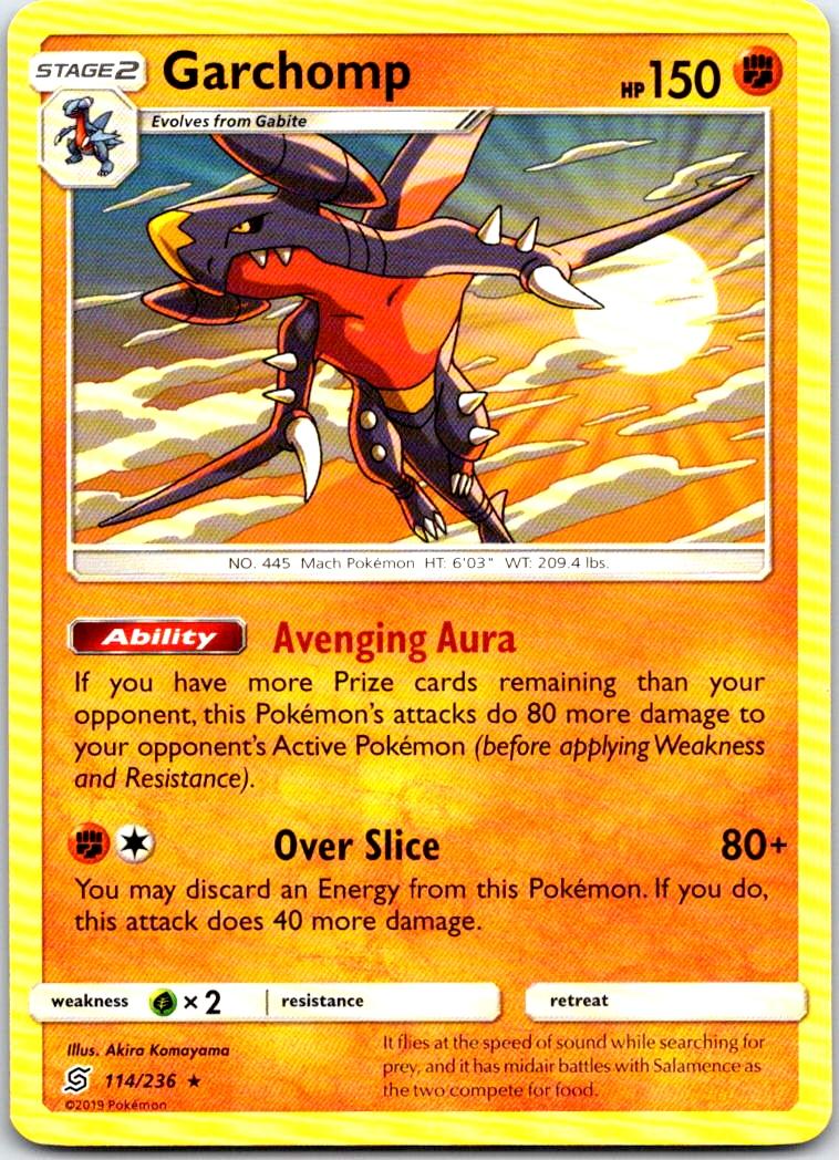 Garchomp - 114/236 - UNIFIED MINDS - Pokemon - Rare | AB33-11