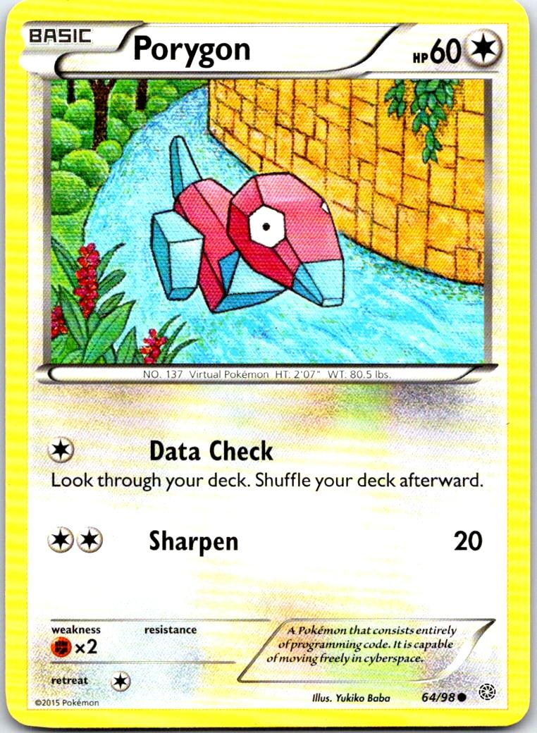 Porygon - 64/98 - - ANCIENT ORIGINS - Pokemon - Common | AB76-4