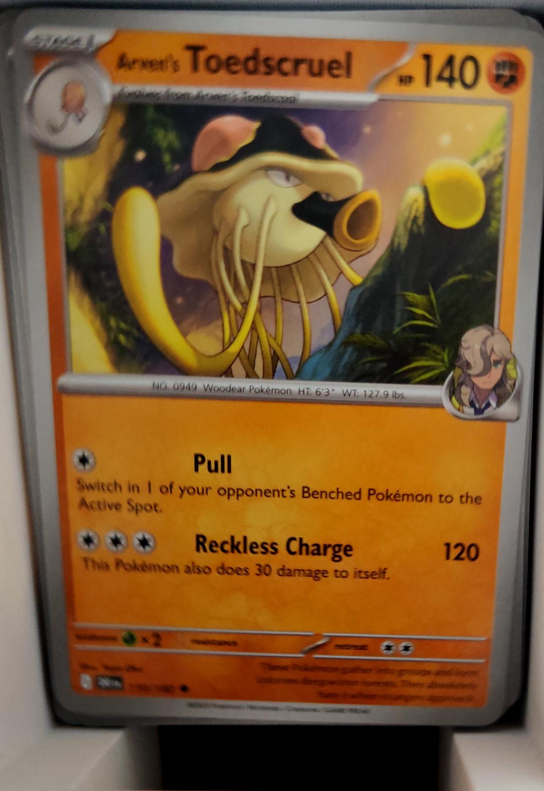 Arven's Toedscruel - 110/182 - - DESTINED RIVALS - Pokemon - Uncommon | AA45-76