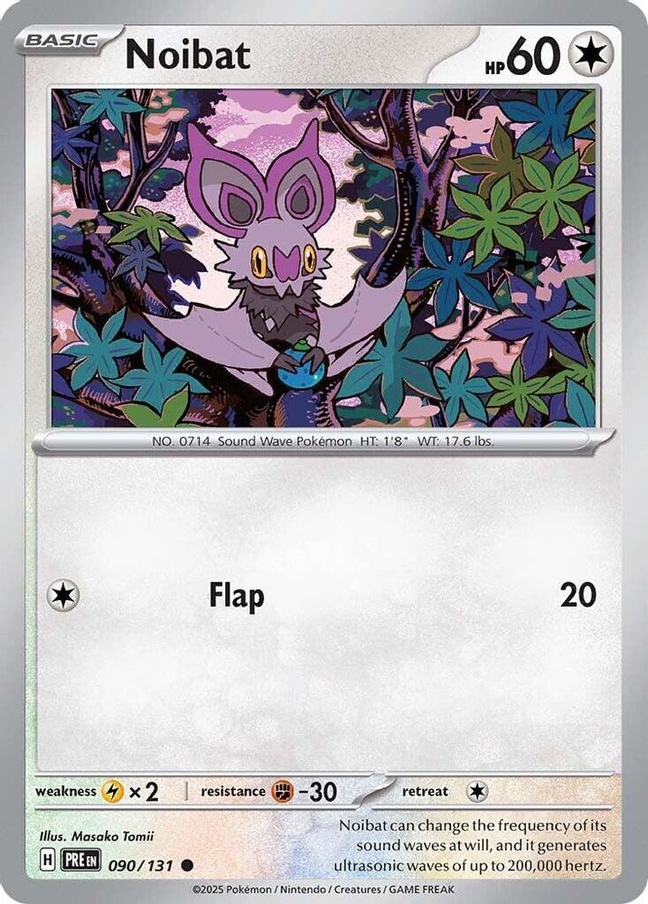 Noibat - 090/131 - - PRISMATIC EVOLUTIONS - Pokemon - Common | AA27-76
