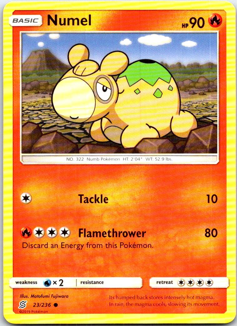 Numel - 23/236 - - UNIFIED MINDS - Pokemon - Common | AB62-5
