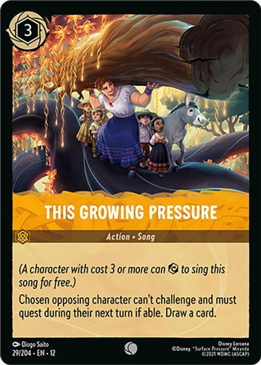 This Growing Pressure - 29/204 - - WILDS UNKNOWN - Lorcana - Common | LAA03-11