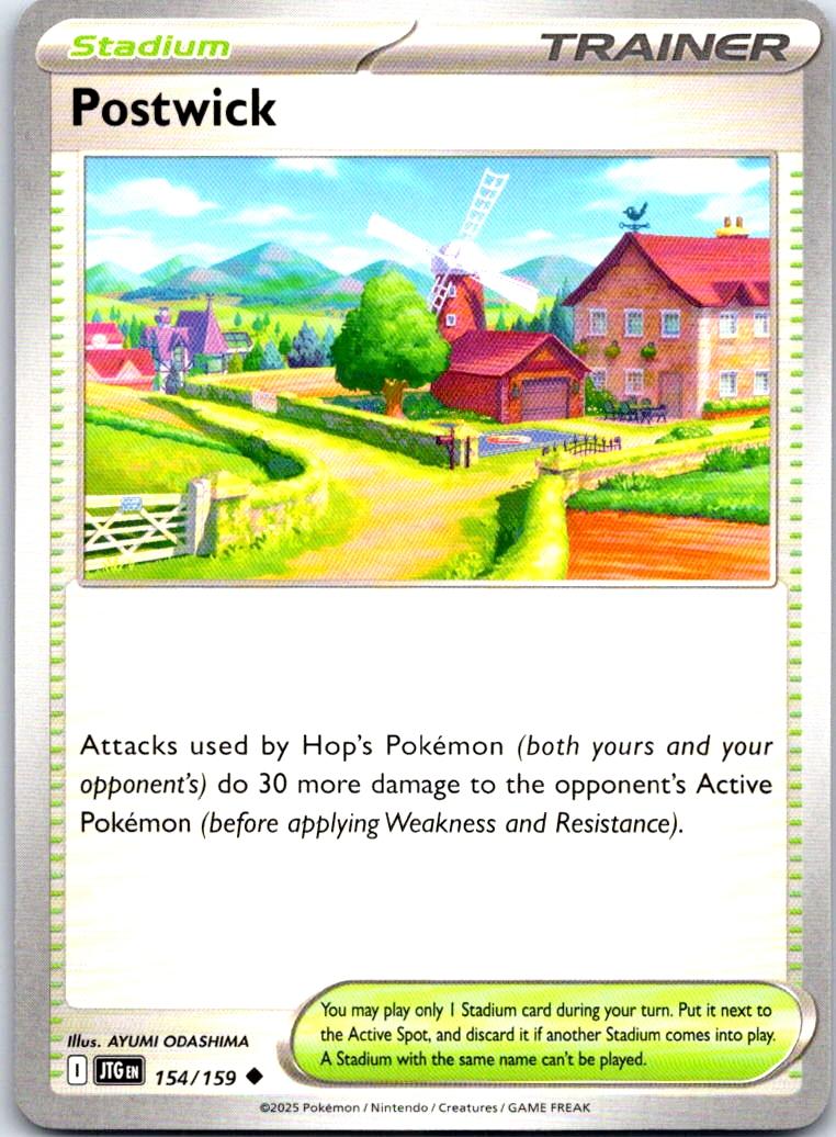 Postwick - 154/159 - - JOURNEY TOGETHER - Pokemon - Uncommon | AB23-47