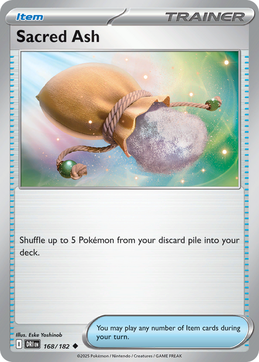 Sacred Ash - 168/182 - - DESTINED RIVALS - Pokemon - Uncommon | AA40-44