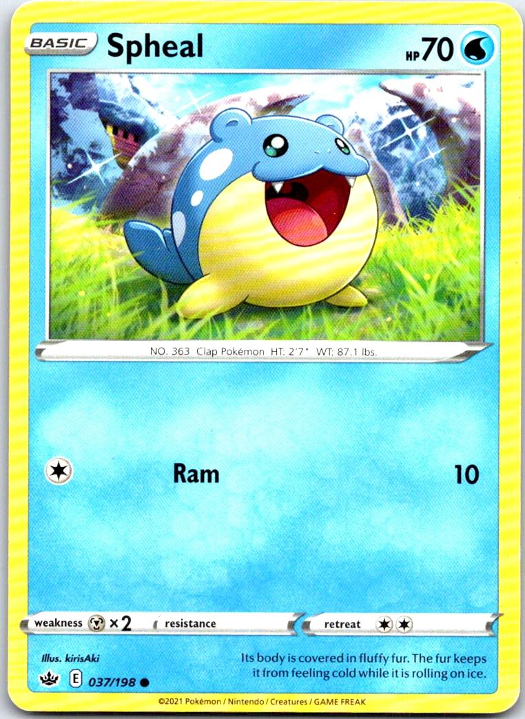 Spheal - 037/198 - - CHILLING REIGN - Pokemon - Common | AB28-42