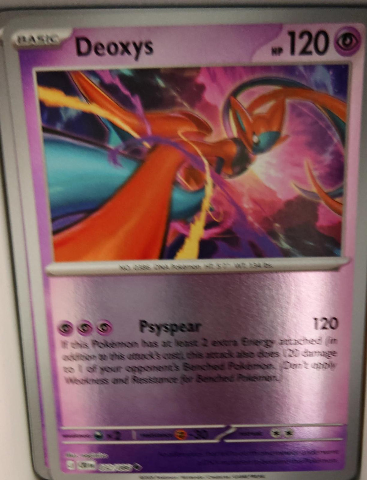 Deoxys - 032/086 - Reverse Holo - CHAOS RISING - Pokemon - Uncommon | AA31-49