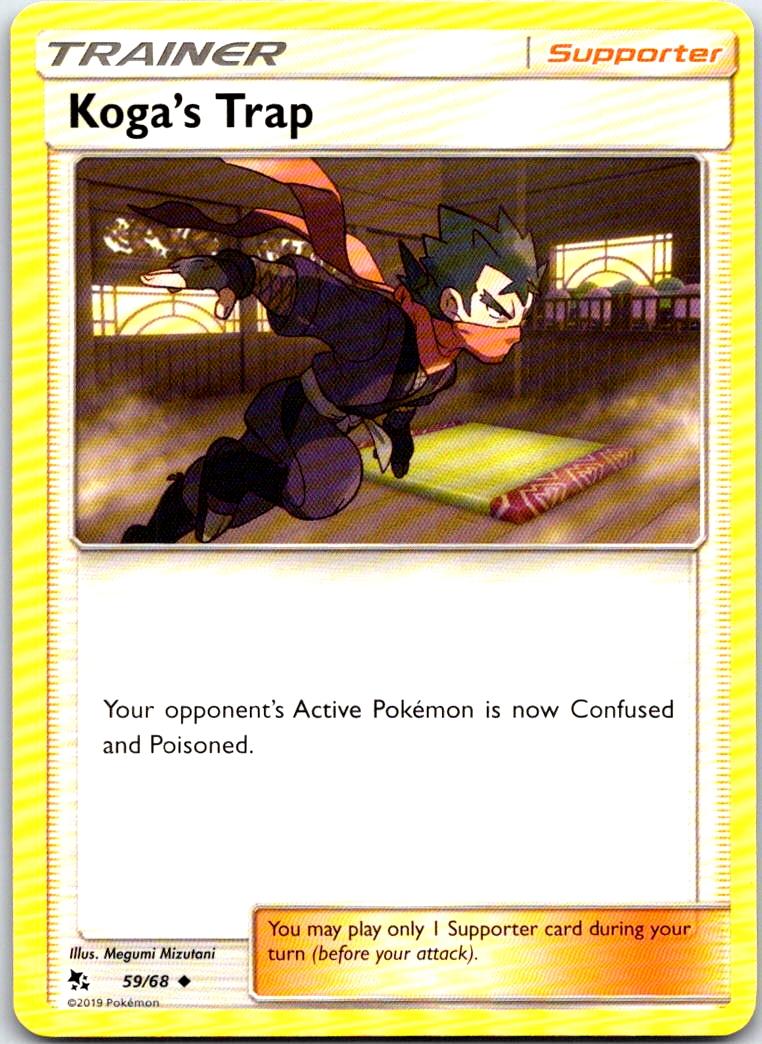 Koga's Trap - 59/68 - - HIDDEN FATES - Pokemon - Uncommon | AB23-17