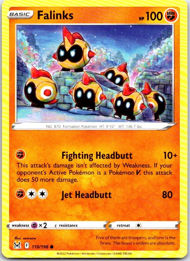 Falinks - 110/196 - - LOST ORIGIN - Pokemon - Common | AC10-49