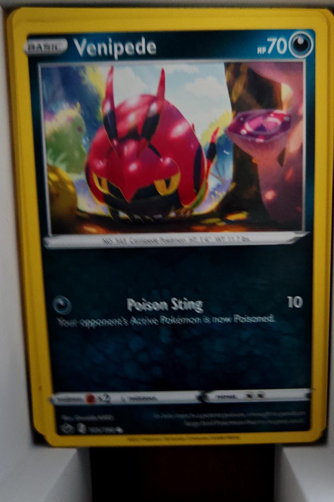 Venipede - 105/198 - - CHILLING REIGN - Pokemon - Common | AA58-45