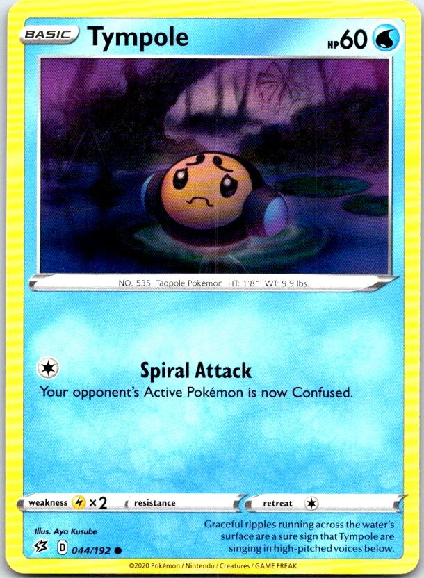 Tympole - 044/192 - - REBEL CLASH - Pokemon - Common | AC19-16