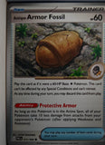 Antique Armor Fossil - 072/084 - - PITCH BLACK - Pokemon - Common | AA60-47
