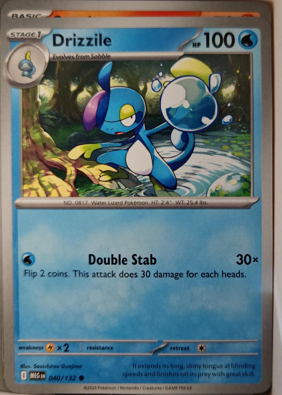 Drizzile - 040/132 - - MEGA EVOLUTION - Pokemon - Common | AA23-71