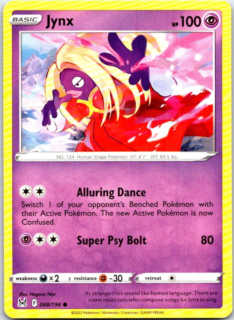 Jynx - 068/196 - - LOST ORIGIN - Pokemon - Common | AB53-13