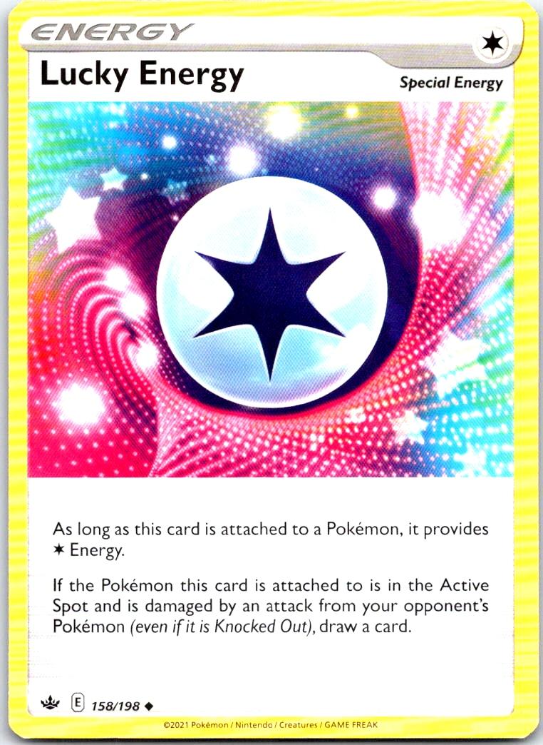 Lucky Energy - 158/198 - - CHILLING REIGN - Pokemon - Uncommon | AB16-35