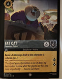Fat Cat - Felonious Feline - 182/204 - - WILDS UNKNOWN - Lorcana - | LAA01-29