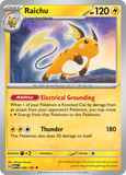 Raichu - 026/165 - Reverse Holo - 151 - Pokemon - Rare | AA62-6