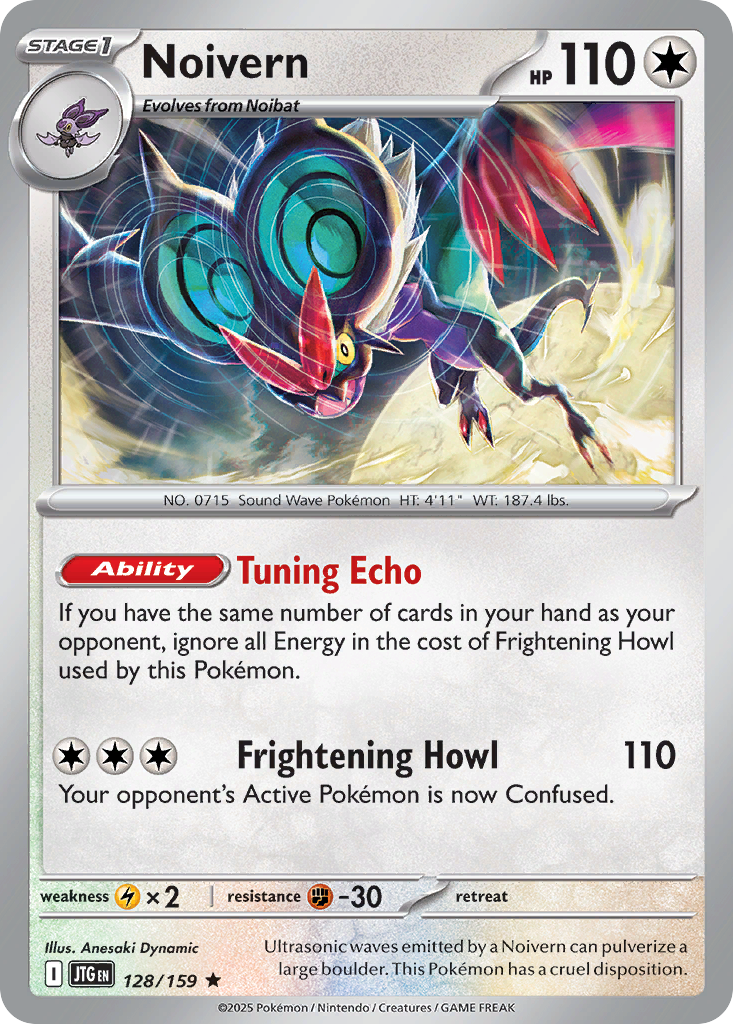 Noivern - 128/159 - Holo - JOURNEY TOGETHER - Pokemon - Rare | AA21-5