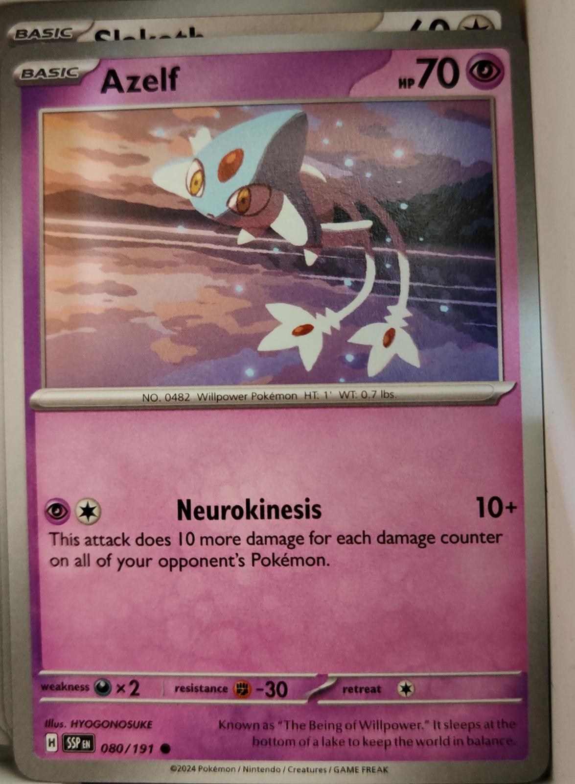 Azelf - 080/191 - - SURGING SPARKS - Pokemon - Common | AA09-26