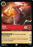 Zeus - Defiant God - 109/204 - - WILDS UNKNOWN - Lorcana - Uncommon | LAA02-28