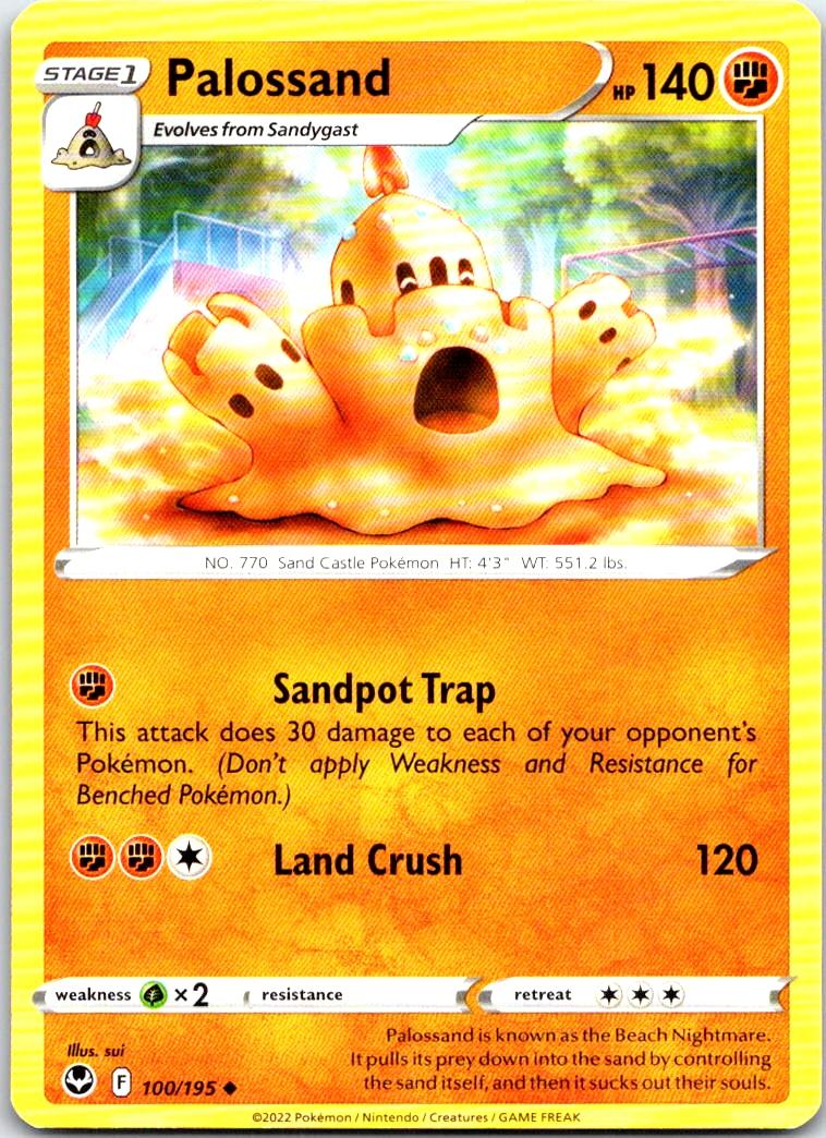 Palossand - 100/195 - - SILVER TEMPEST - Pokemon - Uncommon | AB29-12