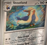 Stoutland - 076/086 - Reverse Holo - WHITE FLARE - Pokemon - Uncommon | AA31-28