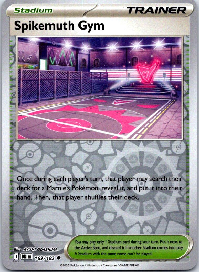 Spikemuth Gym - 169/182 - Reverse Holo - DESTINED RIVALS - Pokemon - | AB14-22