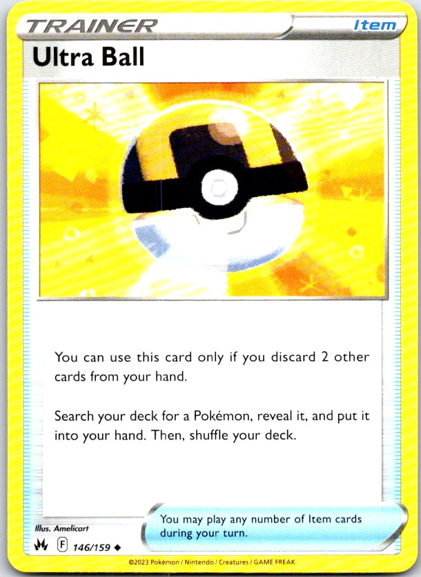 Ultra Ball - 146/159 - - CROWN ZENITH - Pokemon - Uncommon | AC22-22