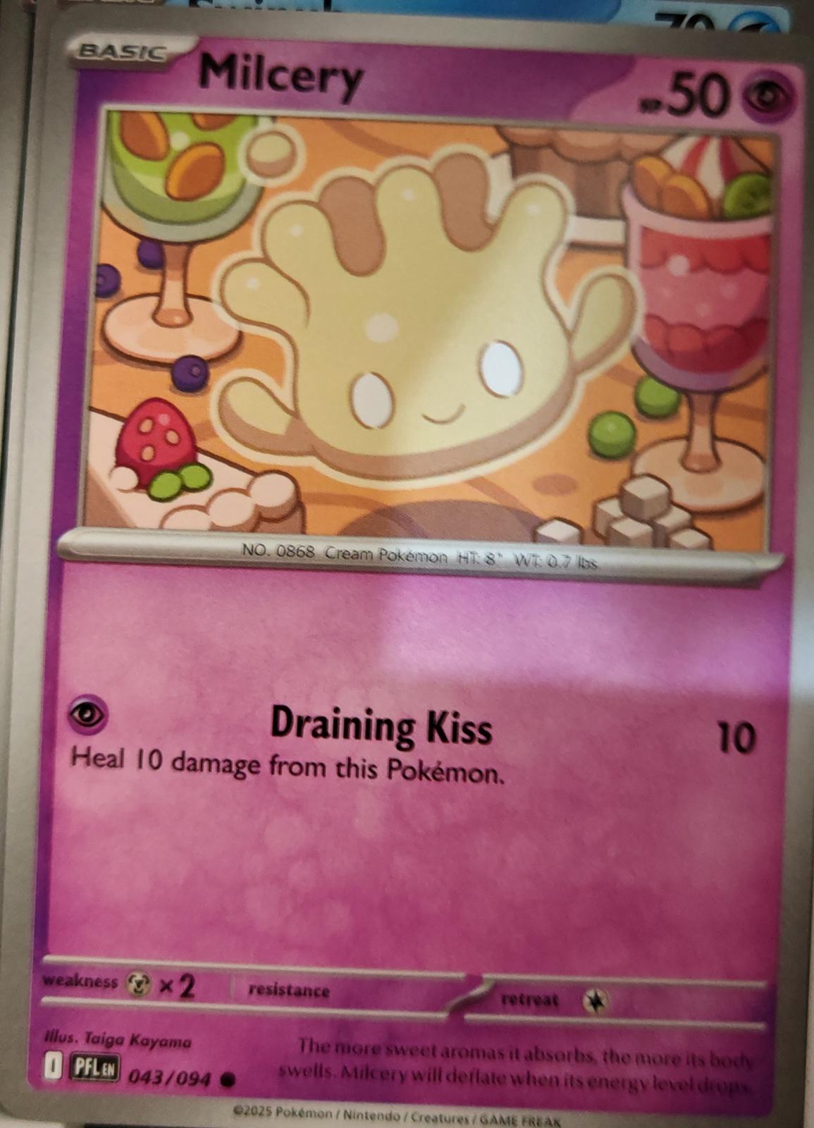 Milcery - 043/094 - - PHANTASMAL FLAMES - Pokemon - Common | AA05-26