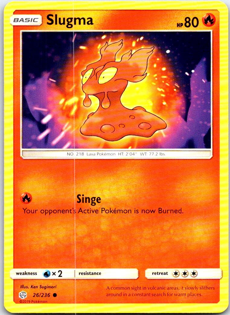 Slugma - 26/236 - - COSMIC ECLIPSE - Pokemon - Common | AB45-21