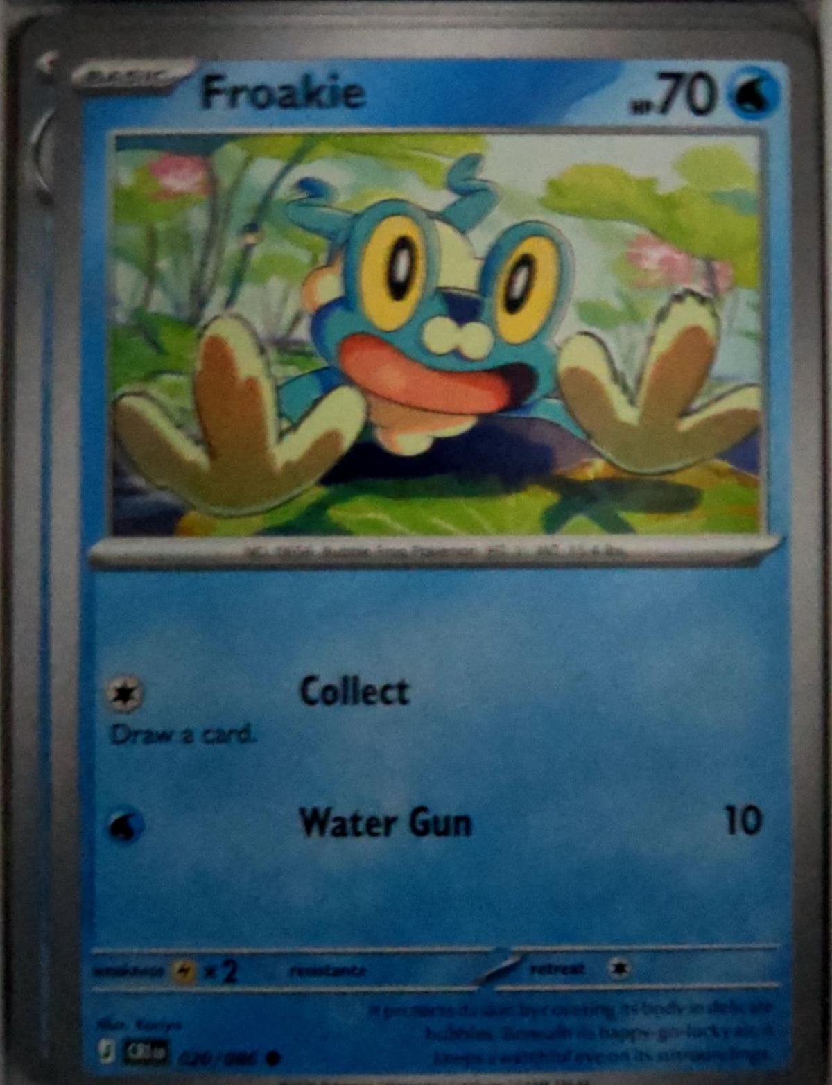 Froakie - 020/086 - - CHAOS RISING - Pokemon - Common | AA54-9