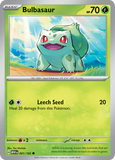 Bulbasaur - 001/165 - Reverse Holo - 151 - Pokemon - Common | AA61-27