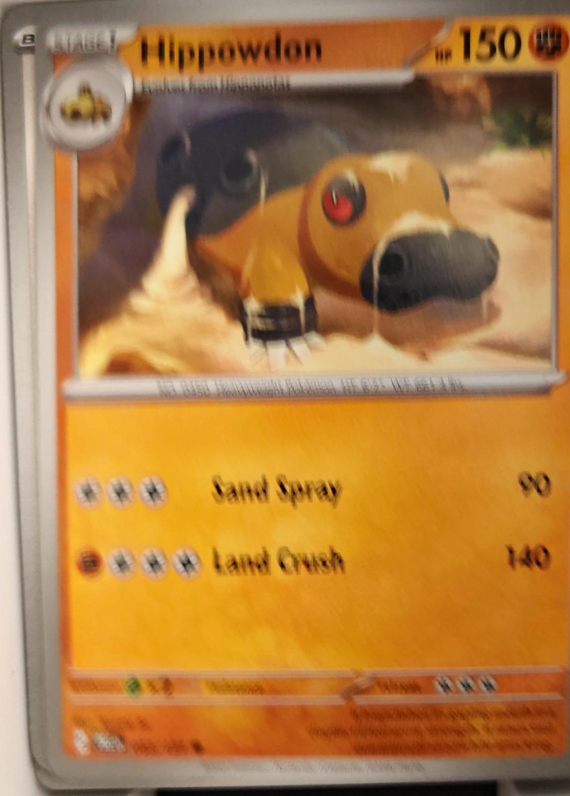 Hippowdon - 053/131 - - PRISMATIC EVOLUTIONS - Pokemon - Common | AA27-65
