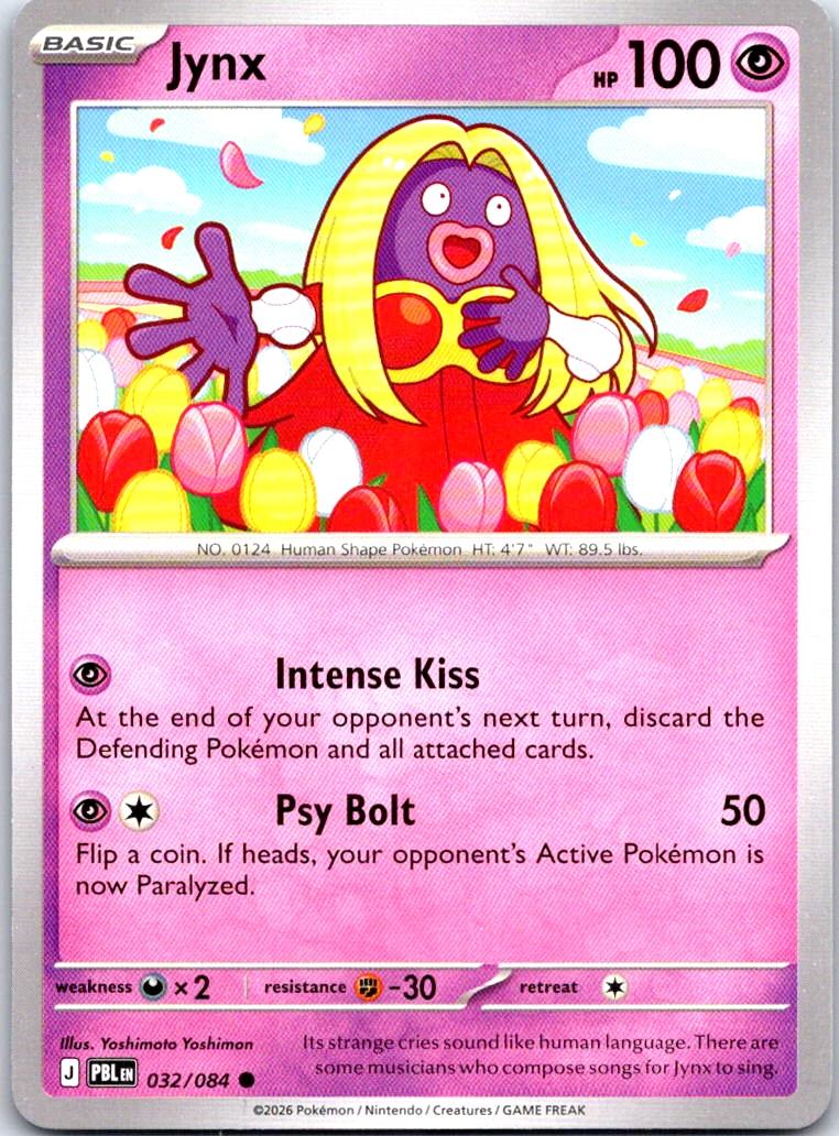 Jynx - 032/084 - - PITCH BLACK - Pokemon - Common | AB26-22