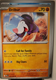 Drilbur - 046/084 - - PITCH BLACK - Pokemon - Common | AA17-59